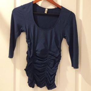 S/M Last Tango royal blue top